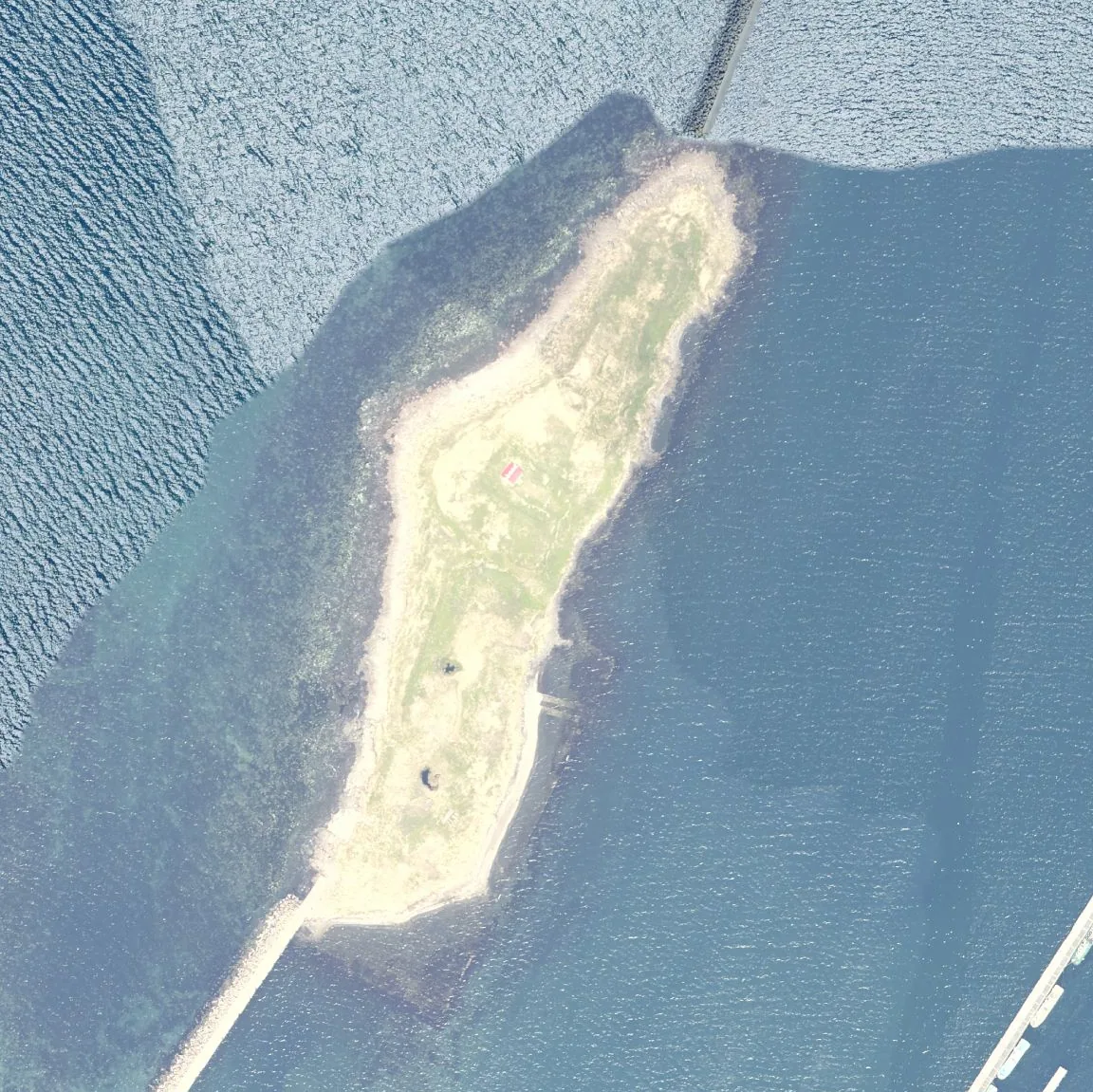 弁天島の航空写真