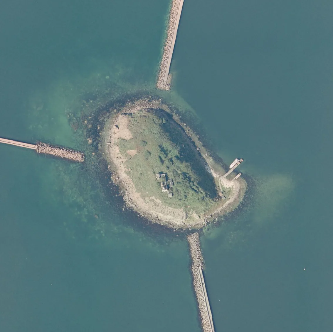 大黒島の航空写真