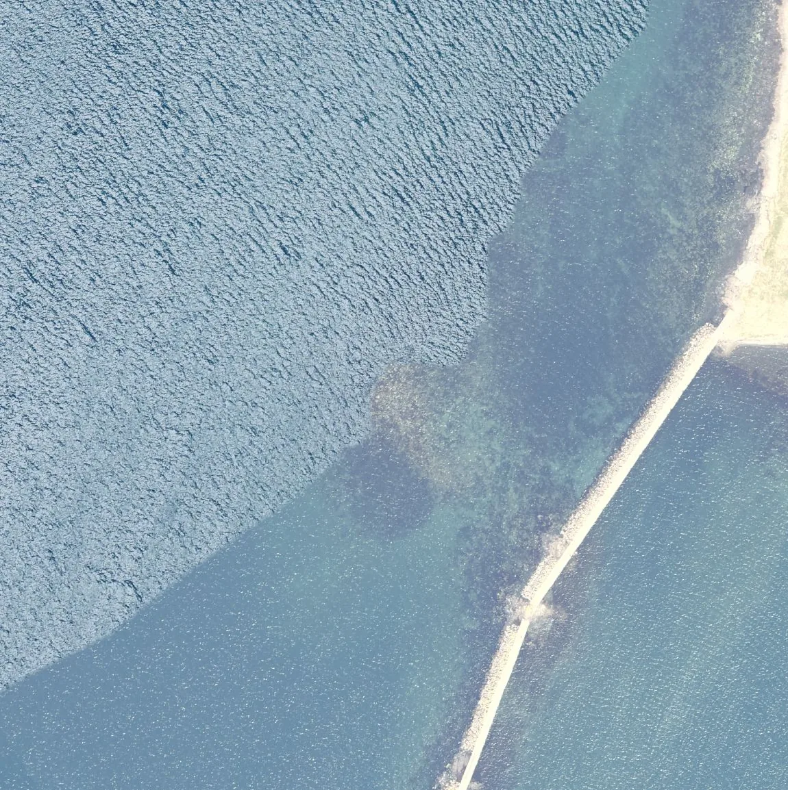カフエ島の航空写真