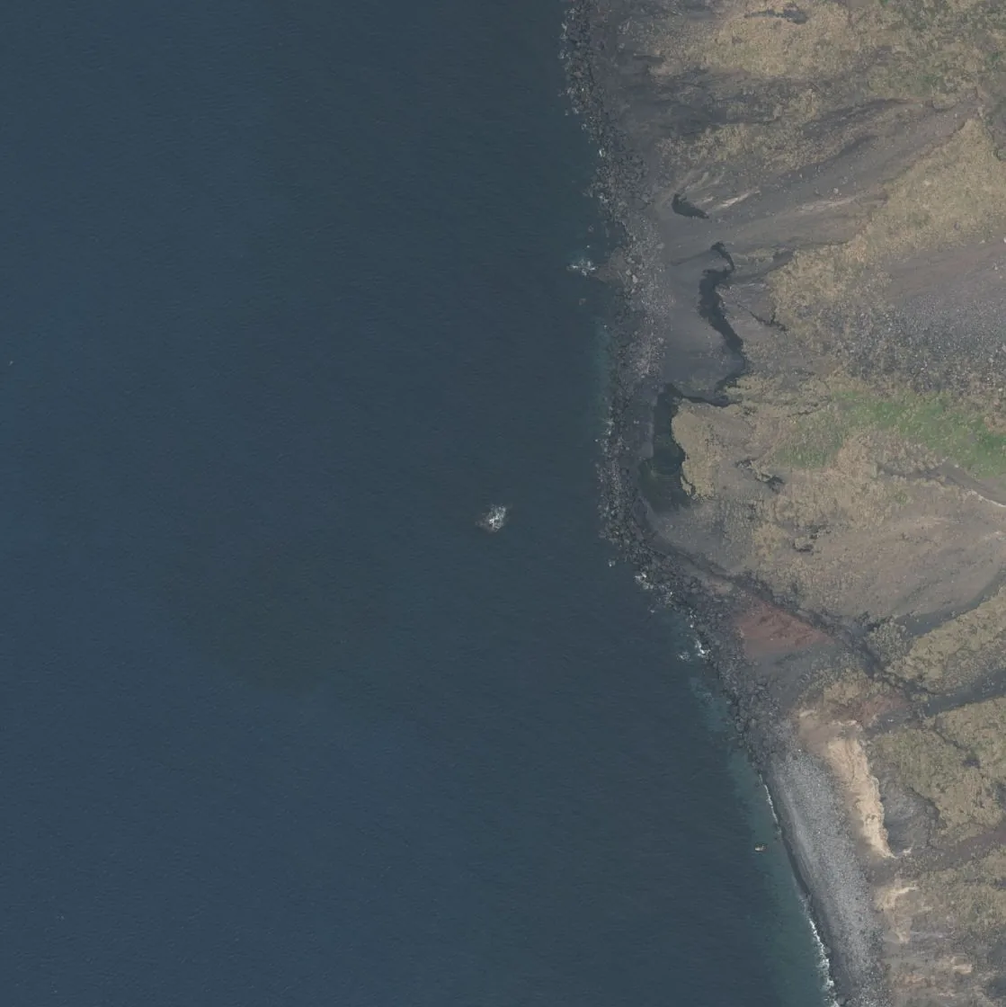 西小島の航空写真