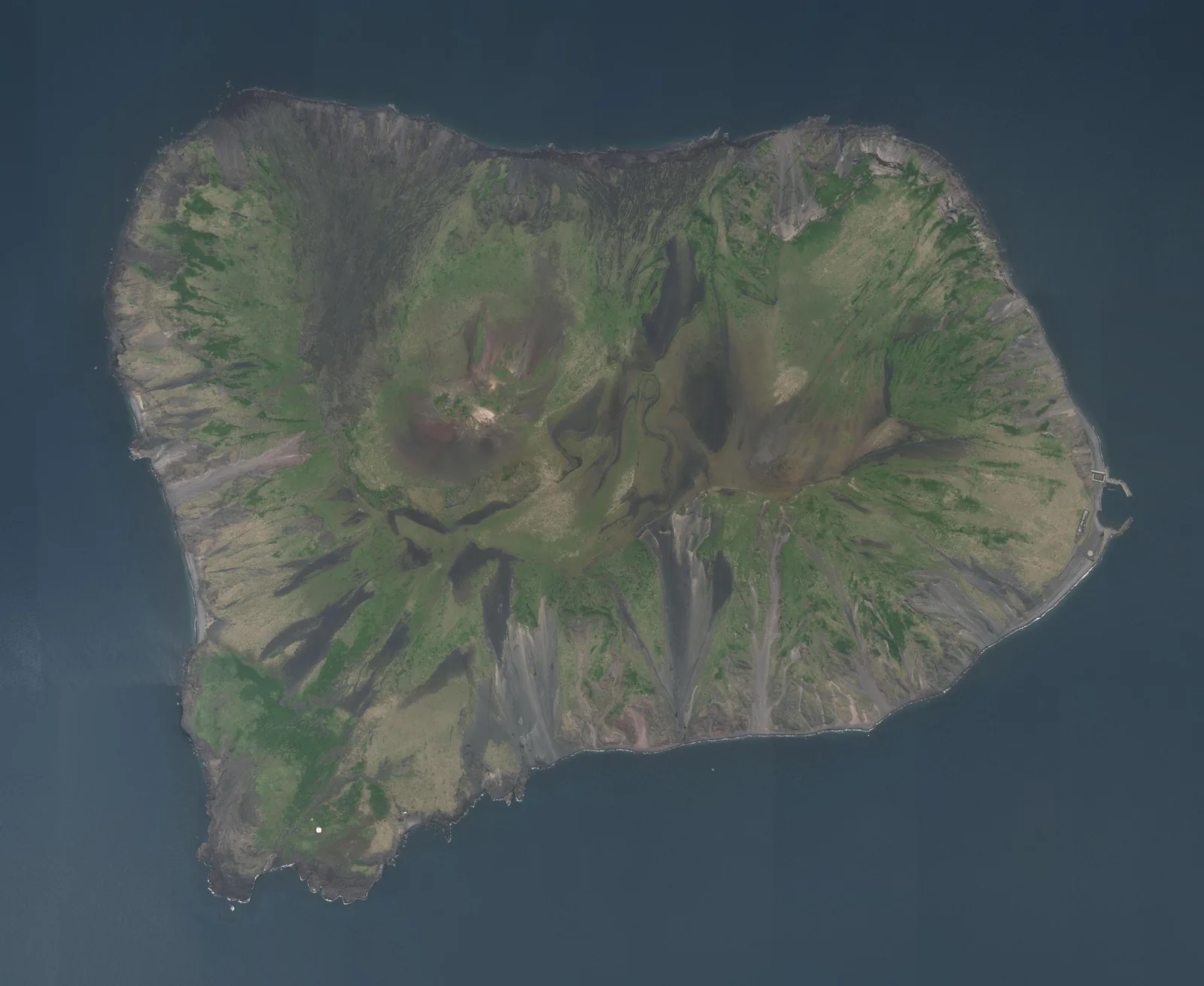 大島の航空写真