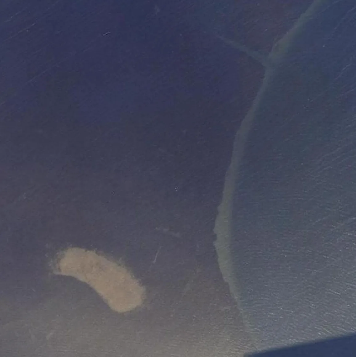 ポンモシリの航空写真