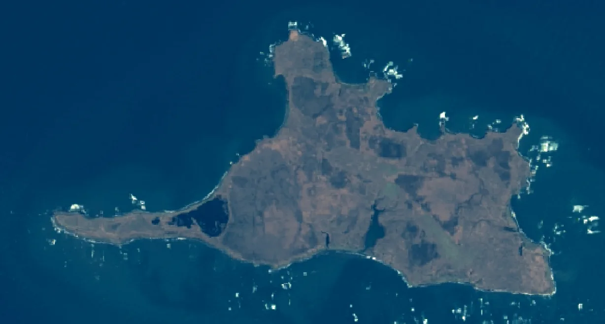 多楽島の衛星画像