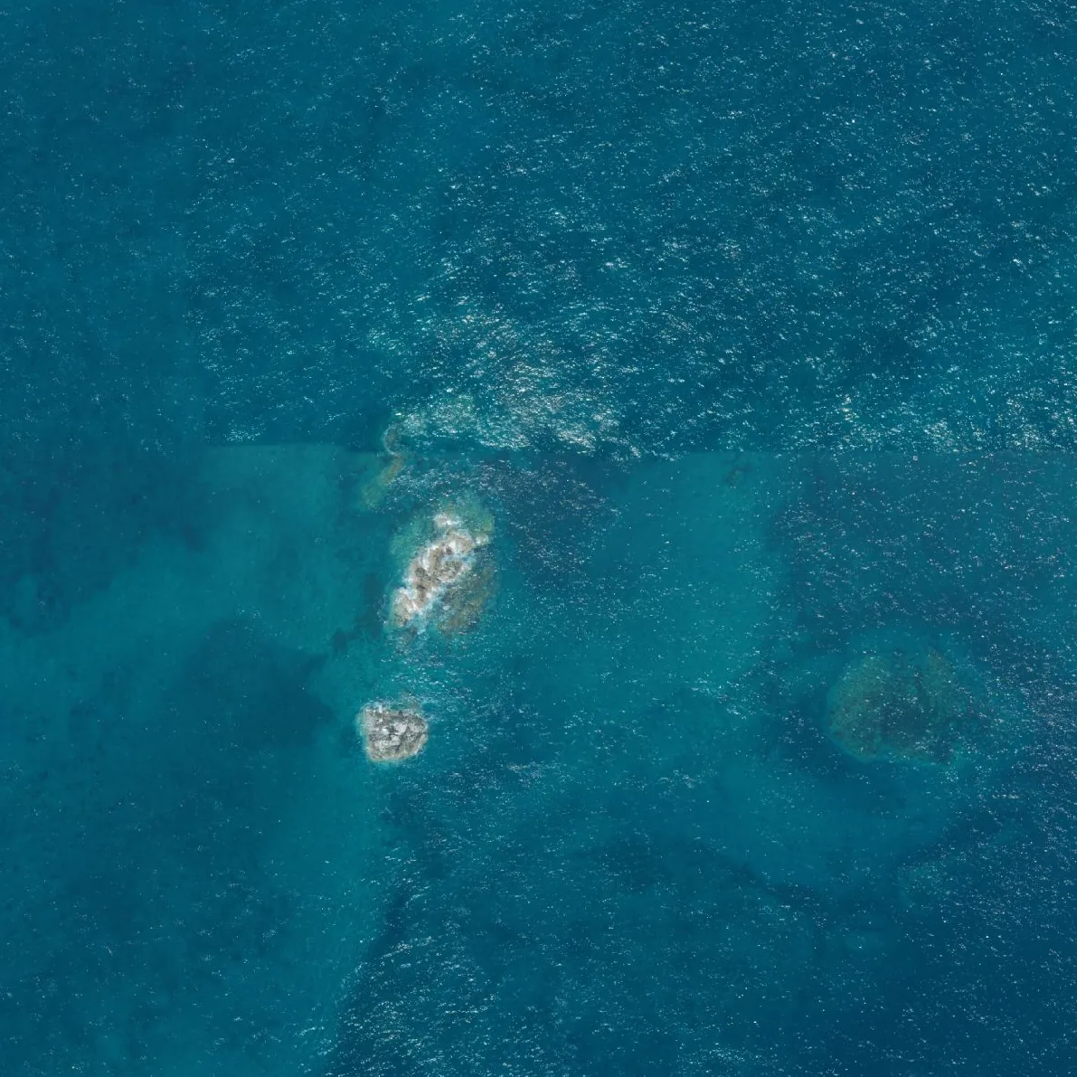 海馬島の航空写真